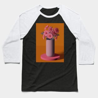 Fancy Flowers Vase Baseball T-Shirt